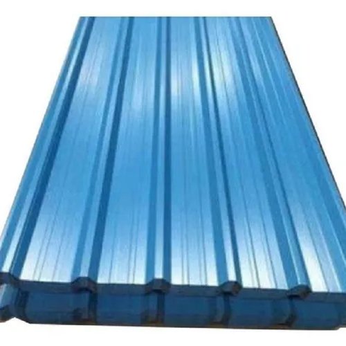 Color Coated Profile Sheet - Different Sizes, Plain Finish | Rectangle Shape, Durable Design