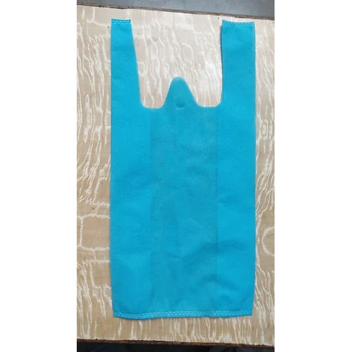 W Cut Non Woven Grocery Bag - Non Woven Fabric, 3 Kg Capacity, With Handle | Ideal for Grocery Usage, Eco-Friendly Design