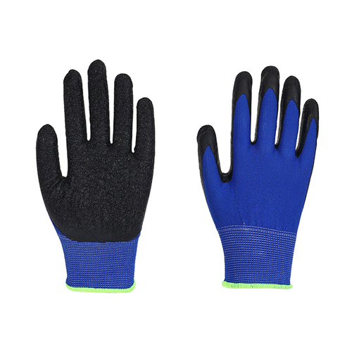Blue Foam Coated Gloves