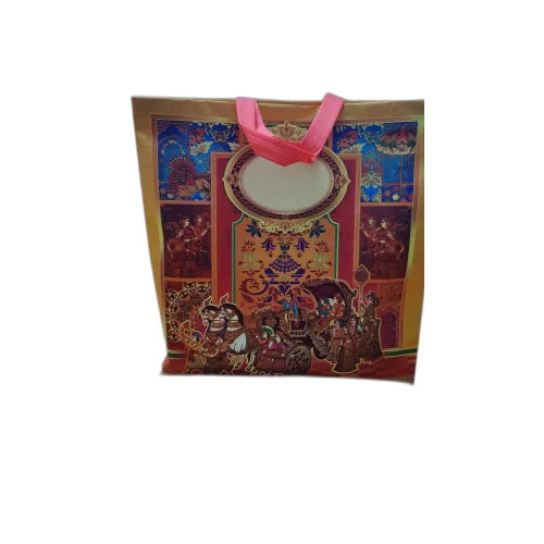 Printed Non Woven Laminated Box Bag - Color: Multiple Colours