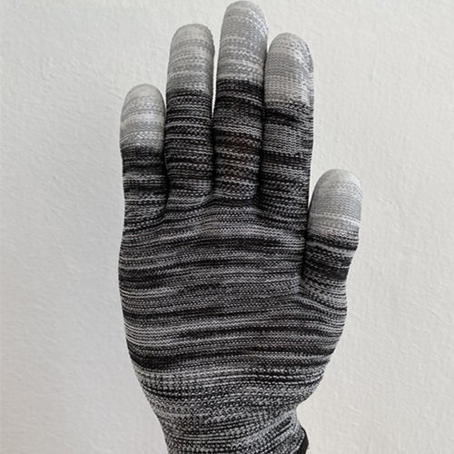 Grey PU Coated Gloves