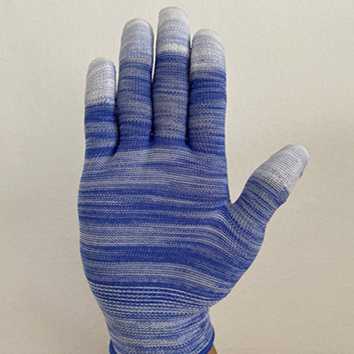 Blue PU Coated Gloves