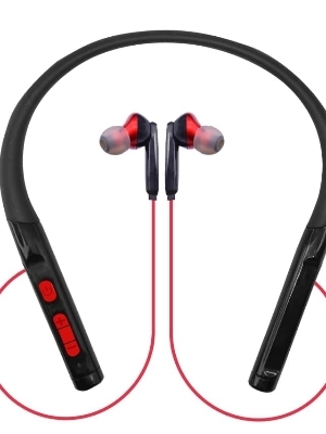 Neckband 2801 - Bluetooth 5.0, Color Display, 24 Hours Battery Backup | Wireless Neckband Headphones for Extended Listening