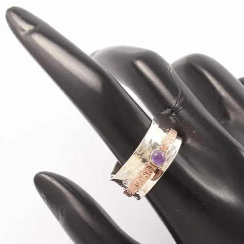 925 Sterling Silver Attractive Lab Created Pink Spinel Delicate Ring