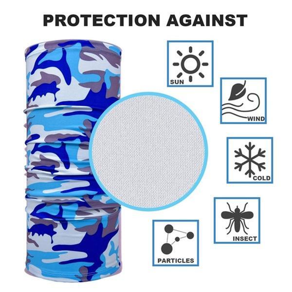 Multifunctional Unisex Neck Gaiter Headband for Dust and Sun Protection Headwear (1357)