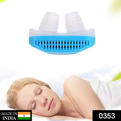 2 in 1 Anti Snoring and Air Purifier Nose Clip for Prevent Snoring and Comfortable Sleep (0353)