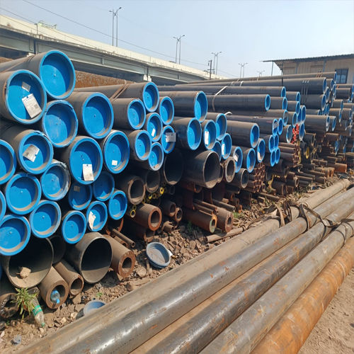 Black Mild Steel Pipe Section Shape: Round