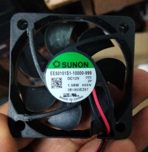 Black 50Mm 12Vdc Fan Sunon