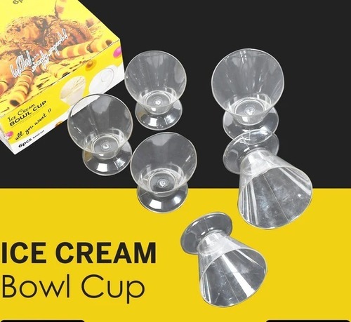 Dessert and ICE Cream Bowl Plastic 6pcs