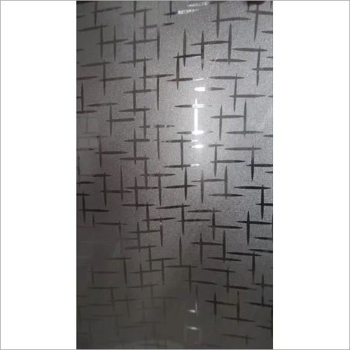 3d Cross Pattern Frosted Glass Film Hardness: Rigid