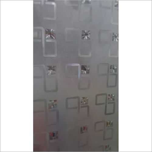 Diagonal Cut Pattern Frosted Glass Film