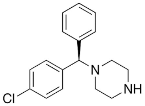 P Chloro benzhydril piperazine