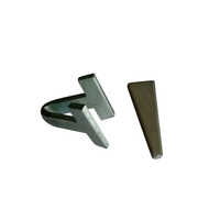 Wedge Pin - Mild Steel, 70 Mm-80 Mm, Silver | Lightweight, Durable, Reusable For Industrial Formwork Applications