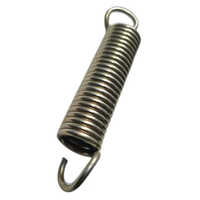 Stainless Steel Motorcycle Spring - 4.5 Inch Length, 2mm Thickness | Coil Style, Extension Load Type, Polished Finish, Industrial Use