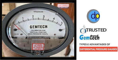 Series G2000 GEMTECH Differential Pressure Gauges by Hyderabad Telangana