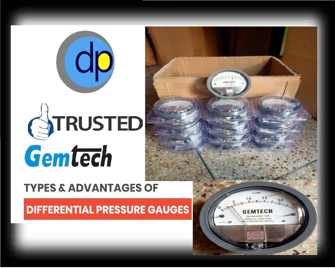 Series G2000 GEMTECH Differential Pressure Gauges by Hyderabad Telangana