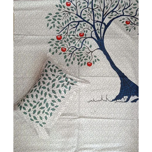 Jaipur bedsheets Tree Printed King Size