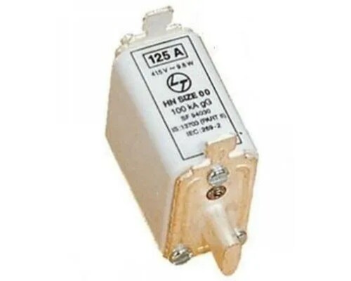 Din Type Fuse Links Type Hn 125 Amp - Rated Voltage 415v, Current Rating 125a | Durable Finish, Shock Proof Nature, Excellent Strength, Longevity