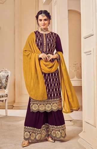 Embroidery Zari Suit