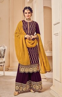 Embroidery Zari Suit