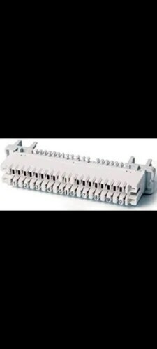 Krone 10 Pair Connection Module - ABS Material, Port 10 Pair, Internal Diameter Connection Wire 0.4-0.6mm, White Color | Function Enabled