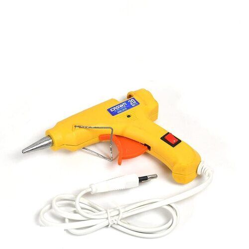 Yellow / Multi Electric Tool Hot Melt Glue Gun 20W Ac 100-240V (0557)