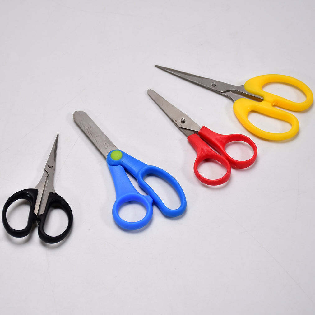 Multipurpose Large Stainless Steel Scissor For Home Scissors/Office Scissors/School Work Scissors /Cutting / Croping Scissors /Tailoring Scissors (Mix 1 Kg) (9128)