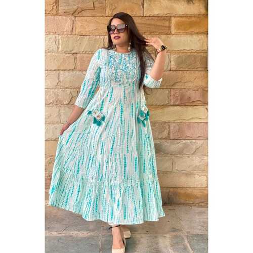 RAYON PRINTED KURTI