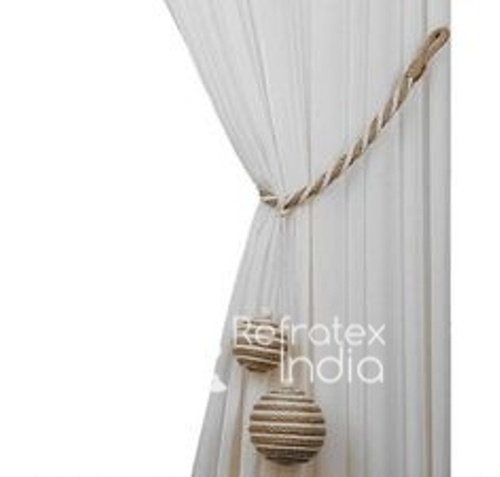 JTC103  Jute Pom Pom Tieback