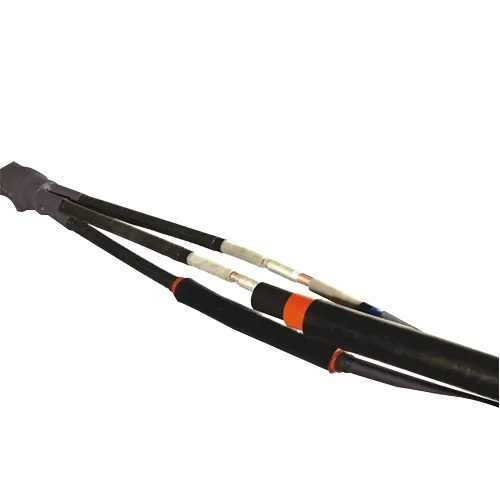 Heat Shrinkable-1-1-KV XLPE Indoor Terminal - 3 Core, Flexible Outer Fire Barrier Tube, Mica Tape Protection, Heat Resistant Up to 3000Â°