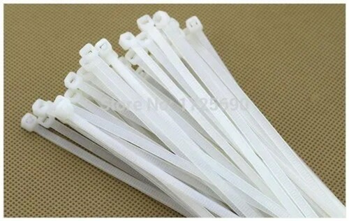 Cable Tie 200 Mm - Nylon Material, 200 Millimeter Length | PVC Insulation, 3.6 Mm Width, Ideal for Electrical Cables and Wires