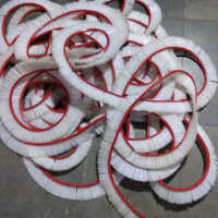 Pu Belt Brush - High-grade Nylon Material, White Cylindrical Design | Effective For Dry, Wet, Sticky And Static Cleaning