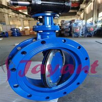 Blue Resilient Seated Butterfly Valve