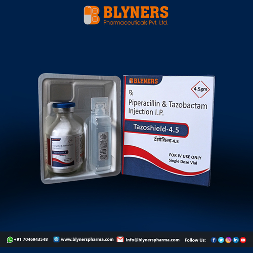 Piperacillin and Tazobactum 4.5 g Injection