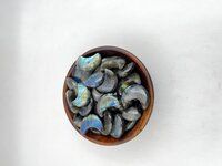 Natural Gemstone Labradorite Moon Shaped Crystals Moons