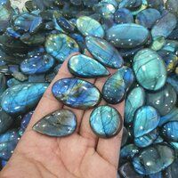 Natural Gemstone Labradorite Cabochons Crystals Cabs