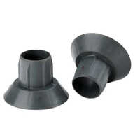 20 Mm Tie Rod Cones - Pvc, Diameter 20 Mm, Black Color, Thickness 2-3 Mm - Rigid Hardness, 3 Months Warranty, Compliance With International Standards