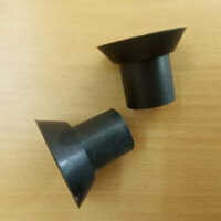 Plastic Tie Rod Cones - Pvc, Diameter 20 Mm, Thickness 2-3 Mm | Rigid Black Material, 3-month Warranty
