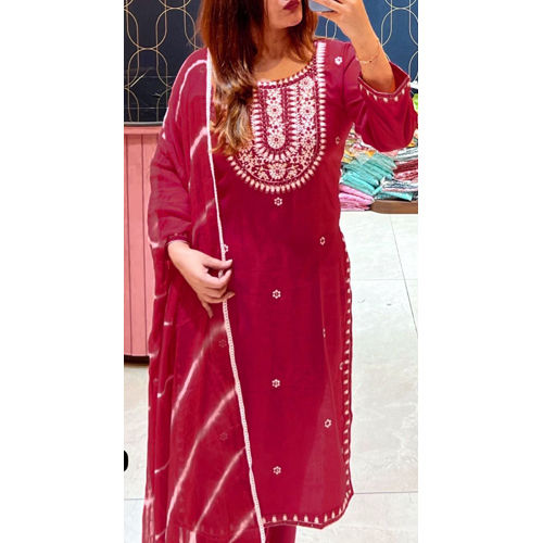 Red Jaipuri Kurti