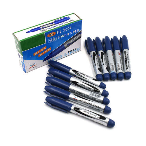 10Pc Blue Marker and pen used in studies and teaching white boards in schools and institutes for students. (9012))