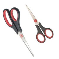 Premium Quality Multipurpose Scissor Set (pack Of 2 Pcs) (559) - Stainless Steel, Pack Of 2, Multi / Assorted | Versatile Design For Various Applications