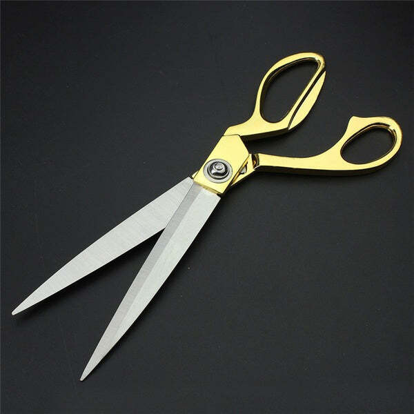 Gold Plated Professional Cloth Cutting Scissor (0560)