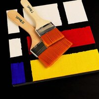Artistic Flat Painting Brush - Set of 12 (4663)