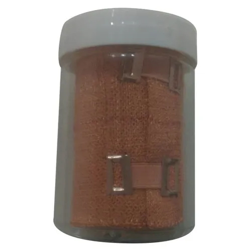 8cm Brown Cotton Crepe Bandage