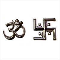 Om And Swastik Iron Flower