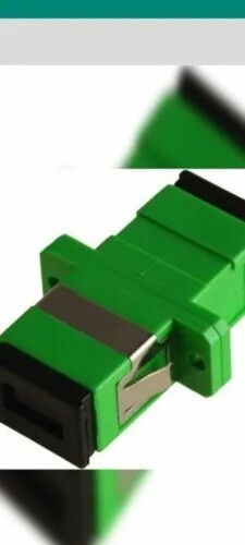 SC Fiber Optic Adapter - Plastic, White | 4-Pin Design for FTTX, WDM Applications & CCTV Connectivity