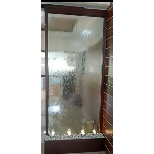 Glass Water Curtain - Rectangular Design | Elegant Brown Color and Eye-Catching Aesthetic