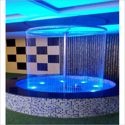 String Waterfall - Round Shape, Blue Color | Ideal for Pool Applications