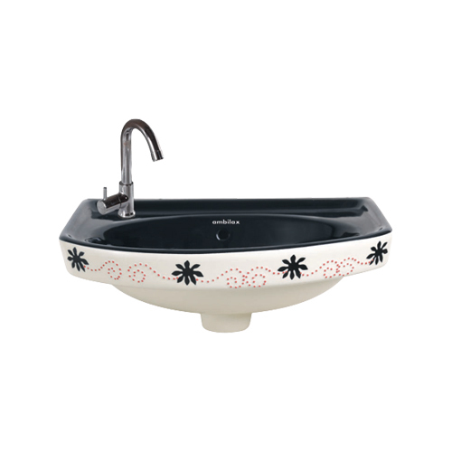 White And Black Bathroom Vitrosa Designer Basin