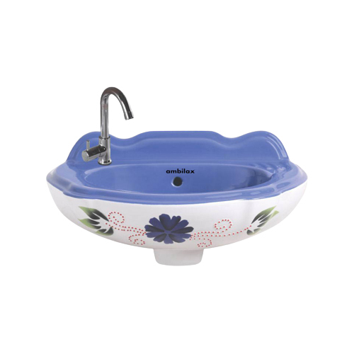 Blue Vitrosa Designer Wash Basin